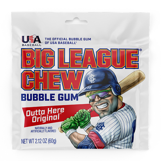 BIG LEAGUE CHEW Original Chewing Gum - 60g (USA)