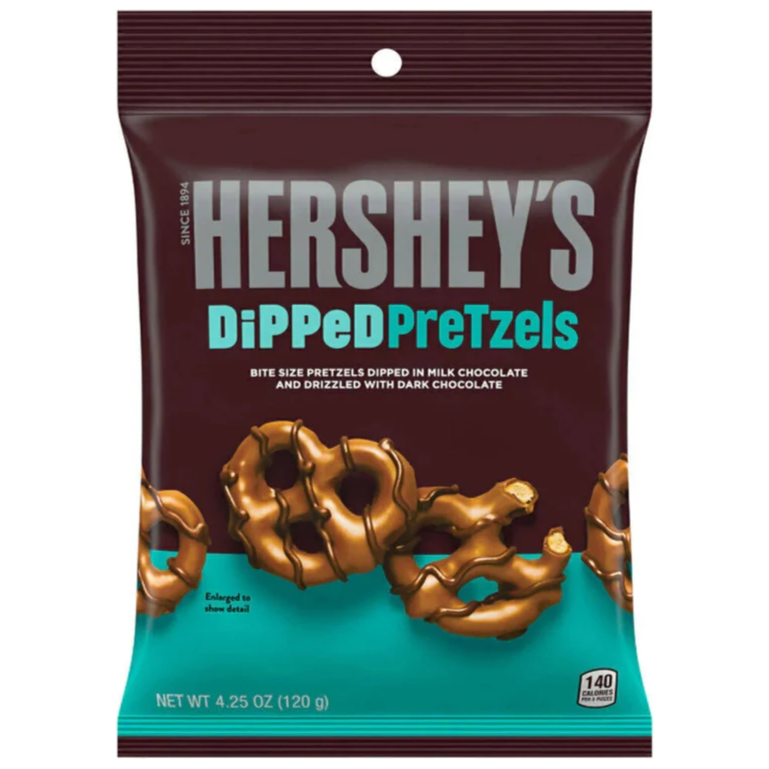 HERSHEYS Chocolate Dipped Pretzels - 120g (USA)