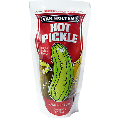 VAN HOLTEN Jumbo Spicy Pickle In A Pouch - 196g (USA)