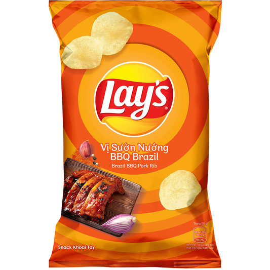 LAY'S Brazilian BBQ Pork Rib - 30g (VIETNAM)