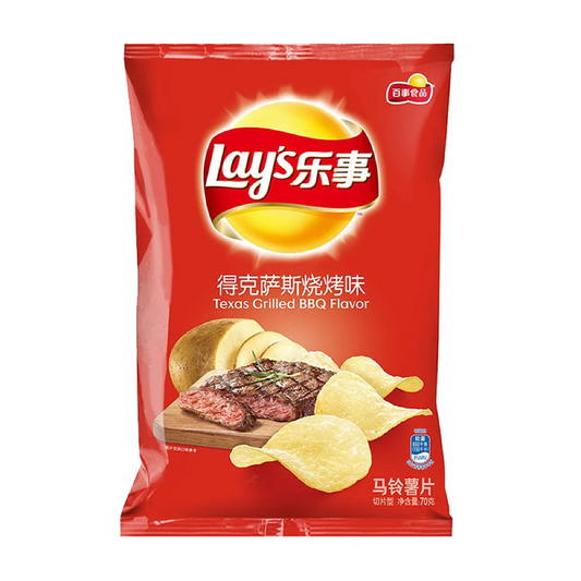 LAY'S Texas BBQ - 70g (CHINA)