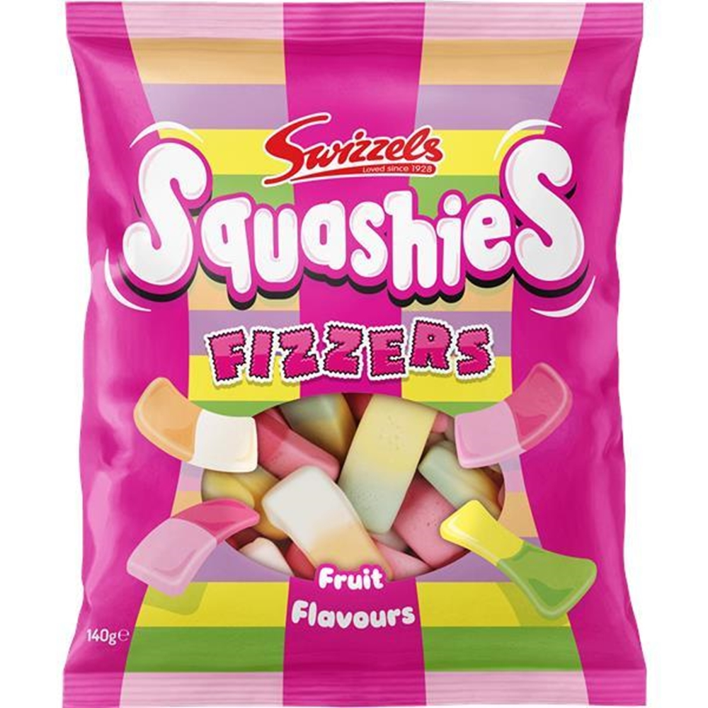 SQUASHIES Drumstick Fizzers - 140g (UK)