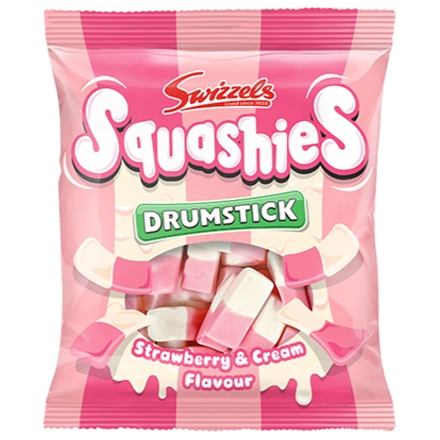 SQUASHIES Drumstick Strawberries & Cream - 140g (UK)