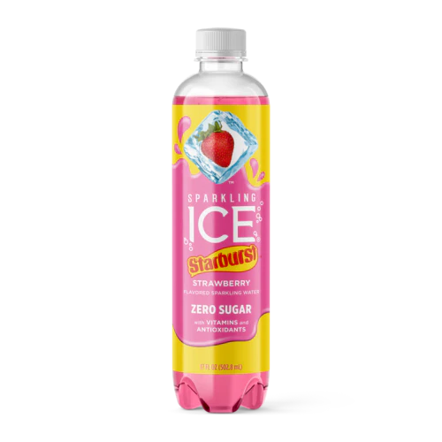 STARBURST Sparkling Ice Strawberry - 500ml (USA)