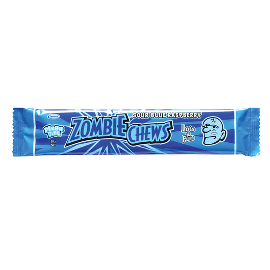 ZOMBIE CHEWS Sour Blue Raspberry - 28g (AUS)