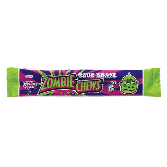 ZOMBIE CHEWS Sour Grape - 28g (AUS)