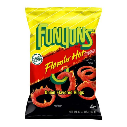 FUNYUNS Flamin Hot Onion Rings - 163g (USA)