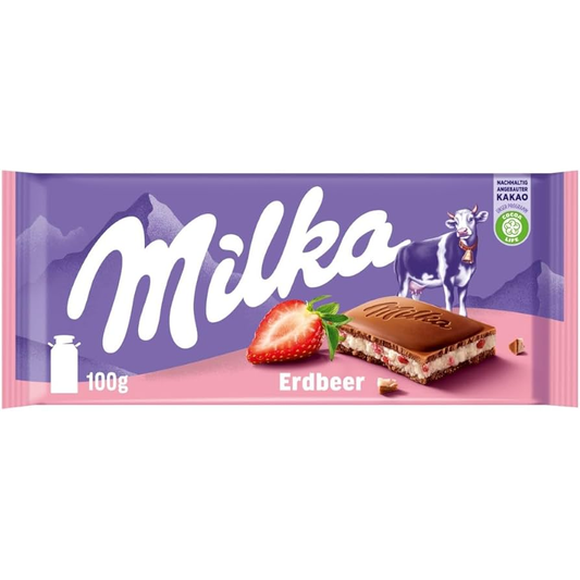 MILKA Strawberry - 100g (GERMANY)