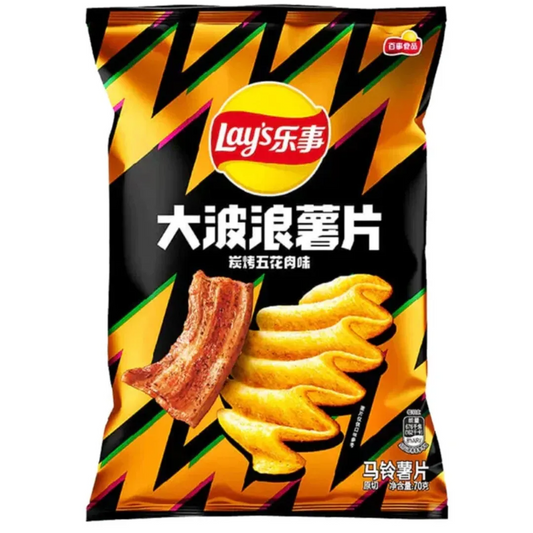 LAYS DOUBLE CRUNCH Grilled Pork - 70g (CHINA)